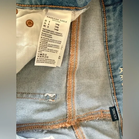 American Eagle low-rise baggy wide leg jeans - Picture 4 of 4